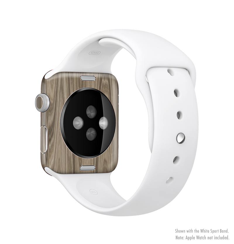 The Beige Woodgrain Full-Body Skin Kit for the Apple Watch