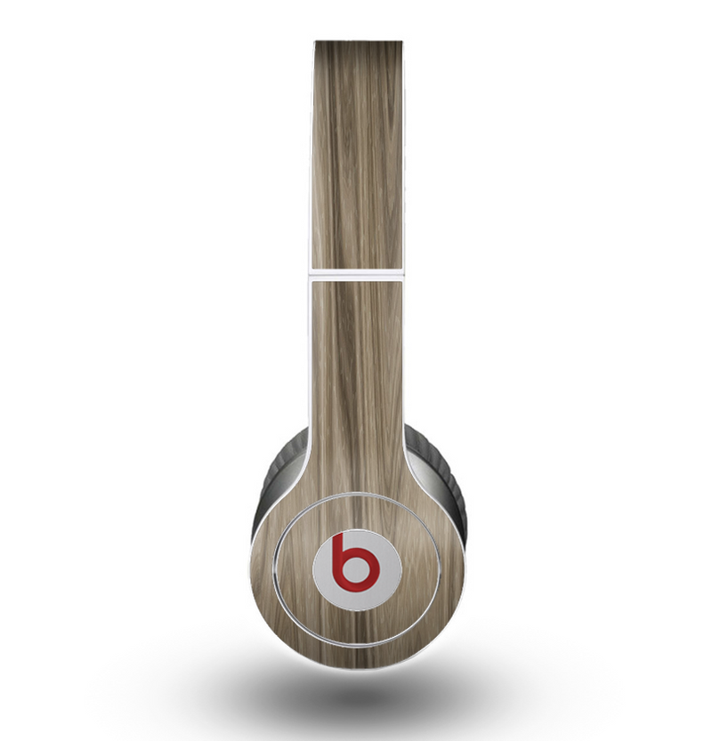 The Beige Woodgrain Skin for the Beats by Dre Original Solo-Solo HD Headphones