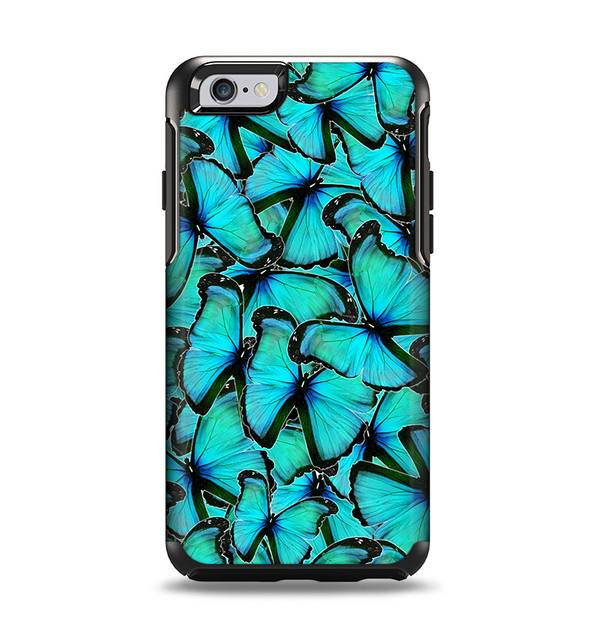 The Butterfly BackGround Flat Apple iPhone 6 Otterbox Symmetry Case Skin Set