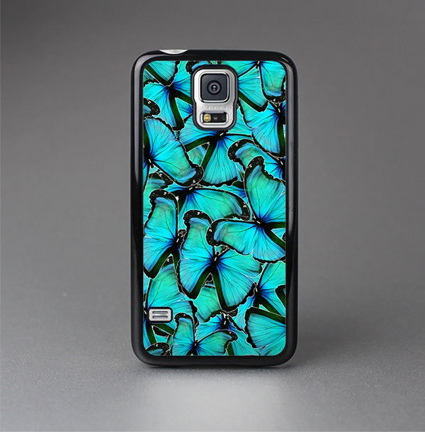 The Butterfly BackGround Flat Skin-Sert Case for the Samsung Galaxy S5