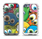 The Big-Eyed Highlighted Cartoon Birds Apple iPhone 5-5s LifeProof Fre Case Skin Set
