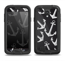 The Black Anchor Collage Samsung Galaxy S4 LifeProof Fre Case Skin Set