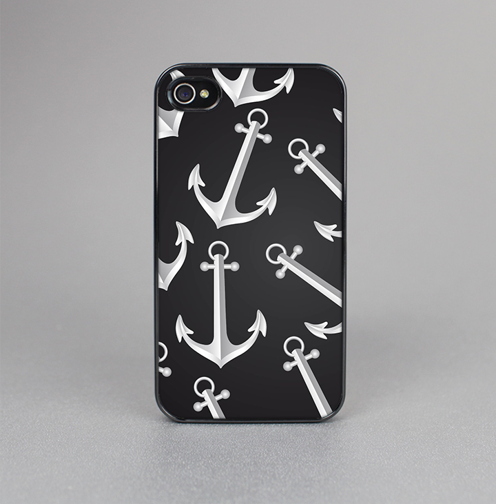 The Black Anchor Collage Skin-Sert for the Apple iPhone 4-4s Skin-Sert Case