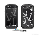 The Black Anchor Collage Skin For The Samsung Galaxy S3 LifeProof Case