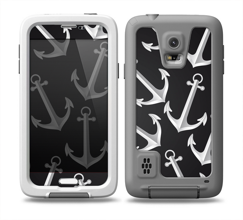 The Black Anchor Collage Skin for the Samsung Galaxy S5 frē LifeProof Case