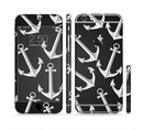 The Black Anchor Collage Sectioned Skin Series for the Apple iPhone 6s Plus