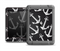 The Black Anchor Collage Apple iPad Mini LifeProof Nuud Case Skin Set