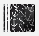 The Black Anchor Collage Skin for the Apple iPhone 6