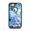The Black & Bright Color Floral Pastel Apple iPhone 5-5s Otterbox Defender Case Skin Set
