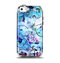 The Black & Bright Color Floral Pastel Apple iPhone 5c Otterbox Symmetry Case Skin Set