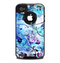 The Black & Bright Color Floral Pastel Skin for the iPhone 4-4s OtterBox Commuter Case