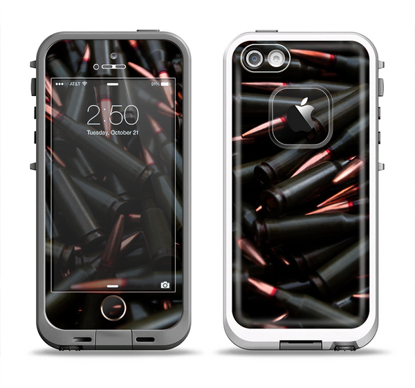 The Black Bullet Bundle Apple iPhone 5-5s LifeProof Fre Case Skin Set