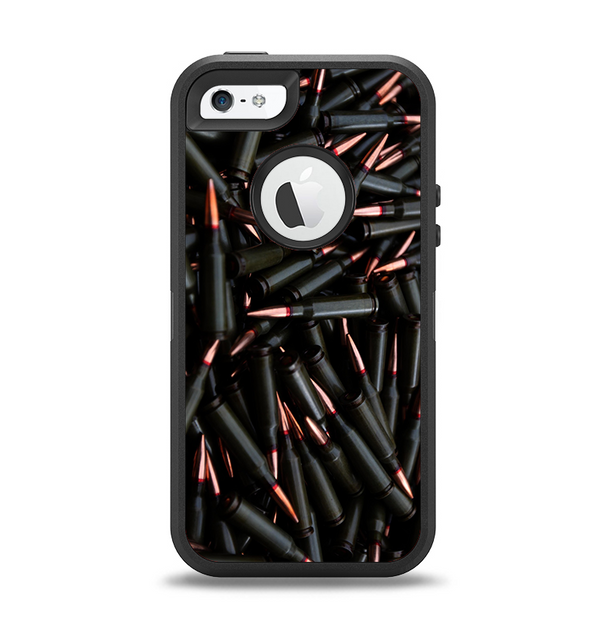 The Black Bullet Bundle Apple iPhone 5-5s Otterbox Defender Case Skin Set