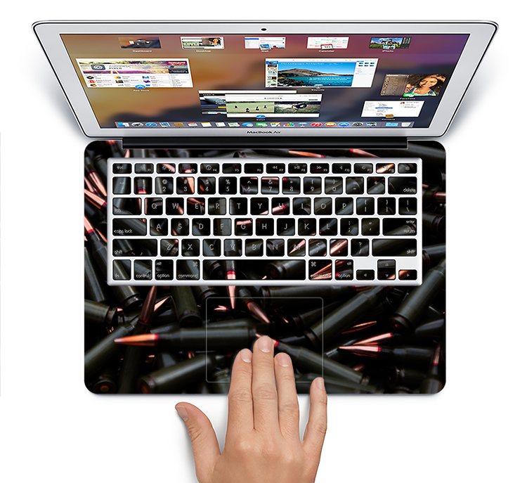 The Black Bullet Bundle Skin Set for the Apple MacBook Pro 15" with Retina Display