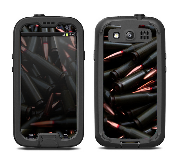 The Black Bullet Bundle Samsung Galaxy S3 LifeProof Fre Case Skin Set