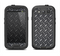 The Black Diamond-Plate Samsung Galaxy S3 LifeProof Fre Case Skin Set