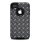 The Black Diamond-Plate Skin for the iPhone 4-4s OtterBox Commuter Case