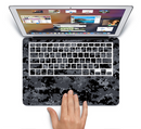 The Black Digital Camouflage Skin Set for the Apple MacBook Pro 15" with Retina Display