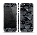 The Black Digital Camouflage Skin Set for the Apple iPhone 5