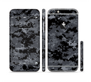 The Black Digital Camouflage Sectioned Skin Series for the Apple iPhone 6/6s Plus