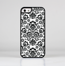 The Black Floral Delicate Pattern Skin-Sert Case for the Apple iPhone 5/5s