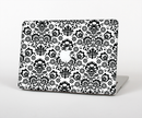 The Black Floral Delicate Pattern Skin for the Apple MacBook Pro Retina 15"