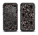 The Black Floral Lace Apple iPhone 6/6s LifeProof Fre Case Skin Set