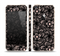 The Black Floral Lace Skin Set for the Apple iPhone 5s
