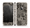 The Black Floral Laced Pattern V2 Skin Set for the Apple iPhone 5s