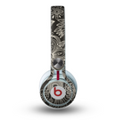 The Black Floral Laced Pattern V2 Skin for the Beats by Dre Mixr Headphones
