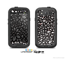 The Black Floral Sprout Skin For The Samsung Galaxy S3 LifeProof Case