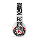 The Black Floral Sprout Skin for the Beats by Dre Studio (2013+ Version) Headphones