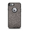 The Black Glitter Ultra Metallic Apple iPhone 6 Otterbox Defender Case Skin Set