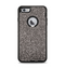 The Black Glitter Ultra Metallic Apple iPhone 6 Plus Otterbox Defender Case Skin Set