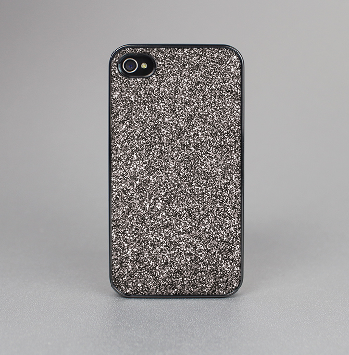 The Black Glitter Ultra Metallic Skin-Sert for the Apple iPhone 4-4s Skin-Sert Case