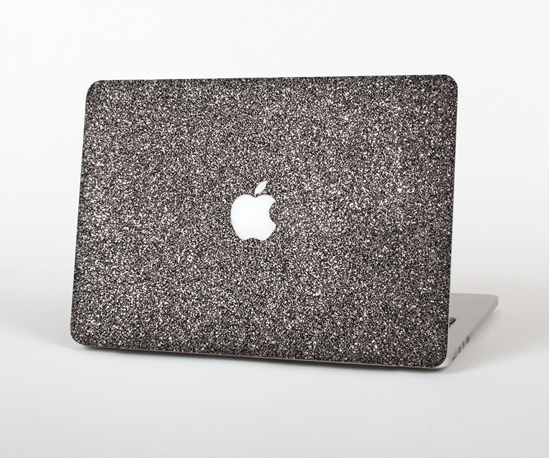 The Black Glitter Ultra Metallic Skin Set for the Apple MacBook Air 11"