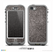 The Black Glitter Ultra Metallic Skin for the iPhone 5c nüüd LifeProof Case