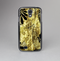 The Black & Gold Grunge Leaf Surface Skin-Sert Case for the Samsung Galaxy S4