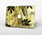 The Black & Gold Grunge Leaf Surface Skin Set for the Apple MacBook Pro 15" with Retina Display