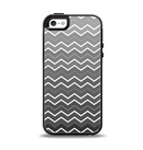 The Black Gradient Layered Chevron Apple iPhone 5-5s Otterbox Symmetry Case Skin Set