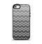 The Black Gradient Layered Chevron Apple iPhone 5-5s Otterbox Symmetry Case Skin Set