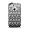 The Black Gradient Layered Chevron Apple iPhone 5c Otterbox Commuter Case Skin Set