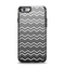 The Black Gradient Layered Chevron Apple iPhone 6 Otterbox Symmetry Case Skin Set