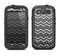 The Black Gradient Layered Chevron Samsung Galaxy S3 LifeProof Fre Case Skin Set