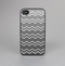 The Black Gradient Layered Chevron Skin-Sert for the Apple iPhone 4-4s Skin-Sert Case