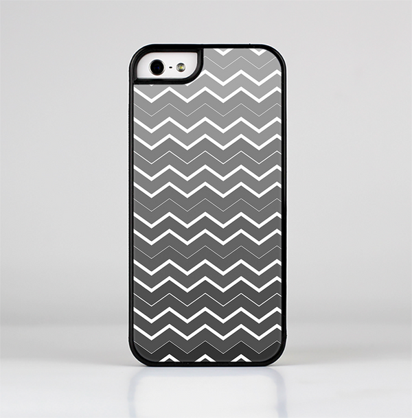 The Black Gradient Layered Chevron Skin-Sert Case for the Apple iPhone 5/5s