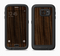 The Black Grained Walnut Wood Full Body Samsung Galaxy S6 LifeProof Fre Case Skin Kit