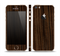 The Black Grained Walnut Wood Skin Set for the Apple iPhone 5s