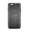 The Black & Gray Dark Lace Floral Apple iPhone 6 Plus Otterbox Symmetry Case Skin Set