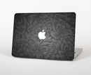 The Black & Gray Dark Lace Floral Skin Set for the Apple MacBook Air 11"